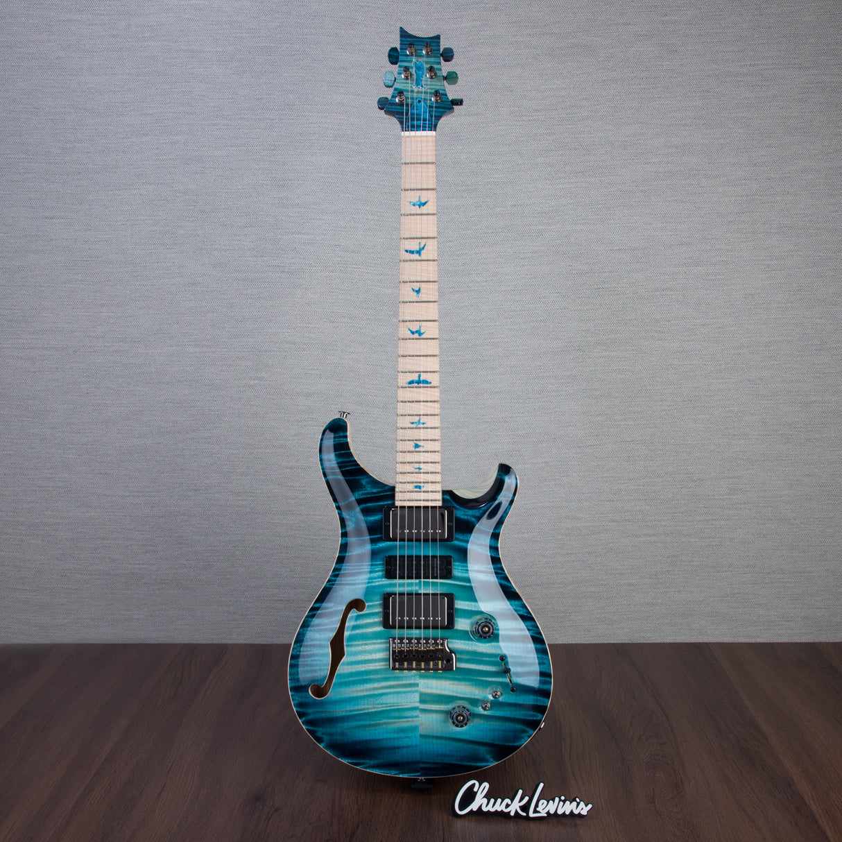 PRS Private Stock Special Semi-Hollow Electric Guitar - Sub Zero Glow - #0384576