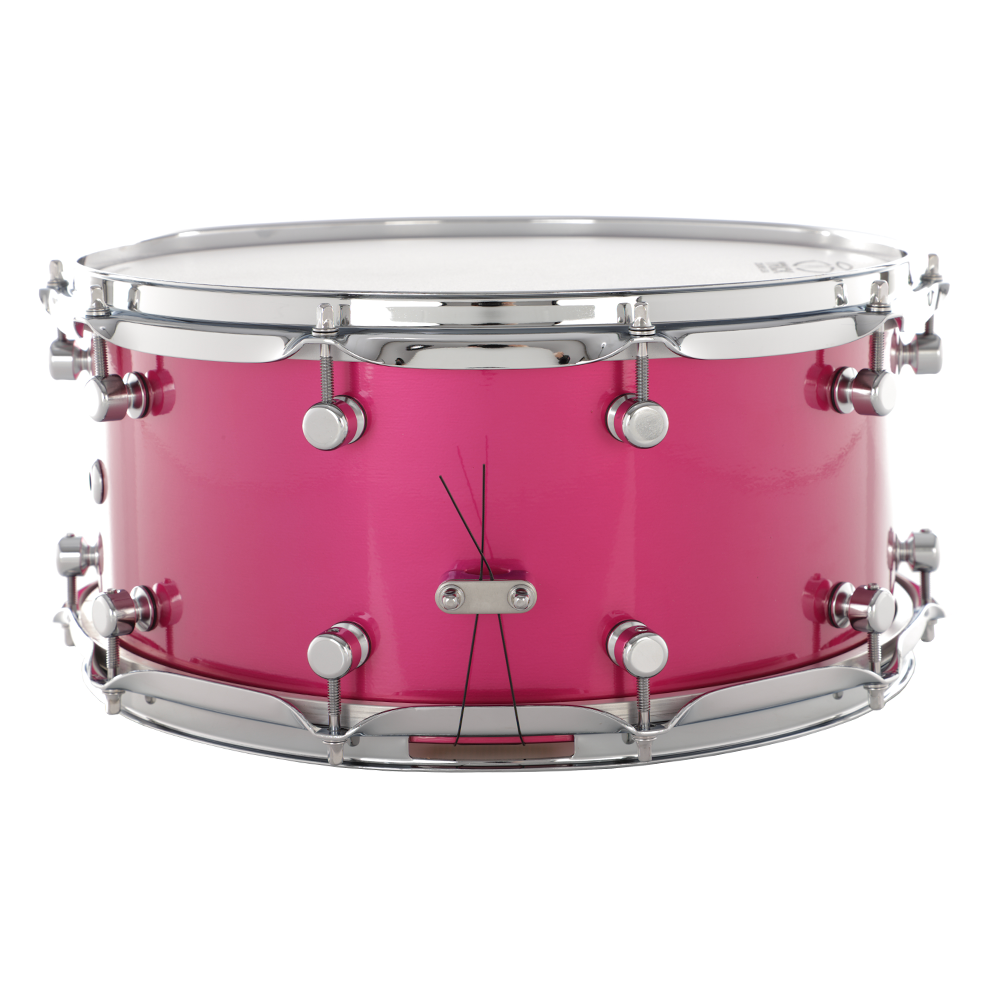 Trick 14" x 6.5" Aluminum Snare - Pink - Preorder