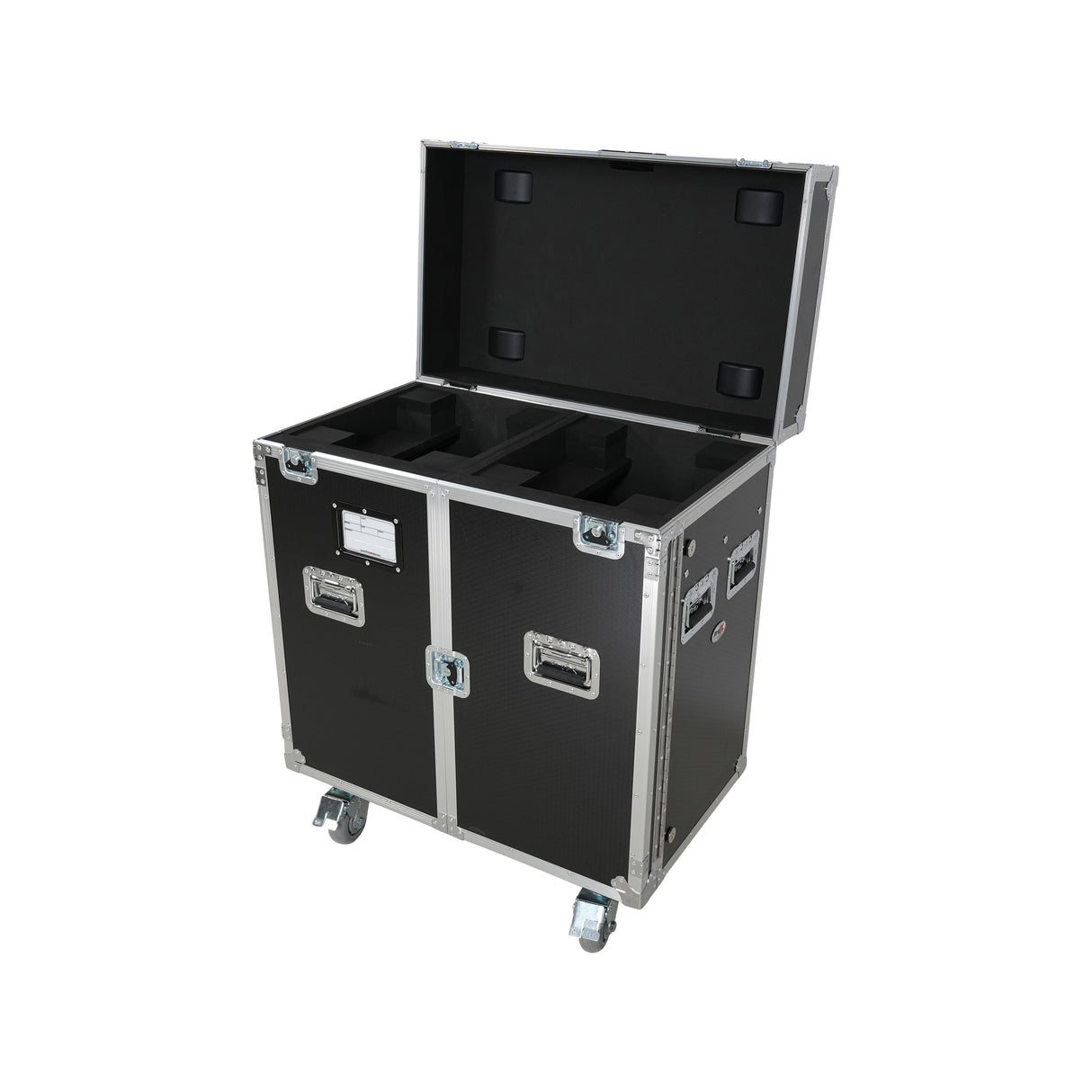ProX XS-MH30WASHX2W for Two Moving Head Fixtures ATA Flight Style Road Case with Casters