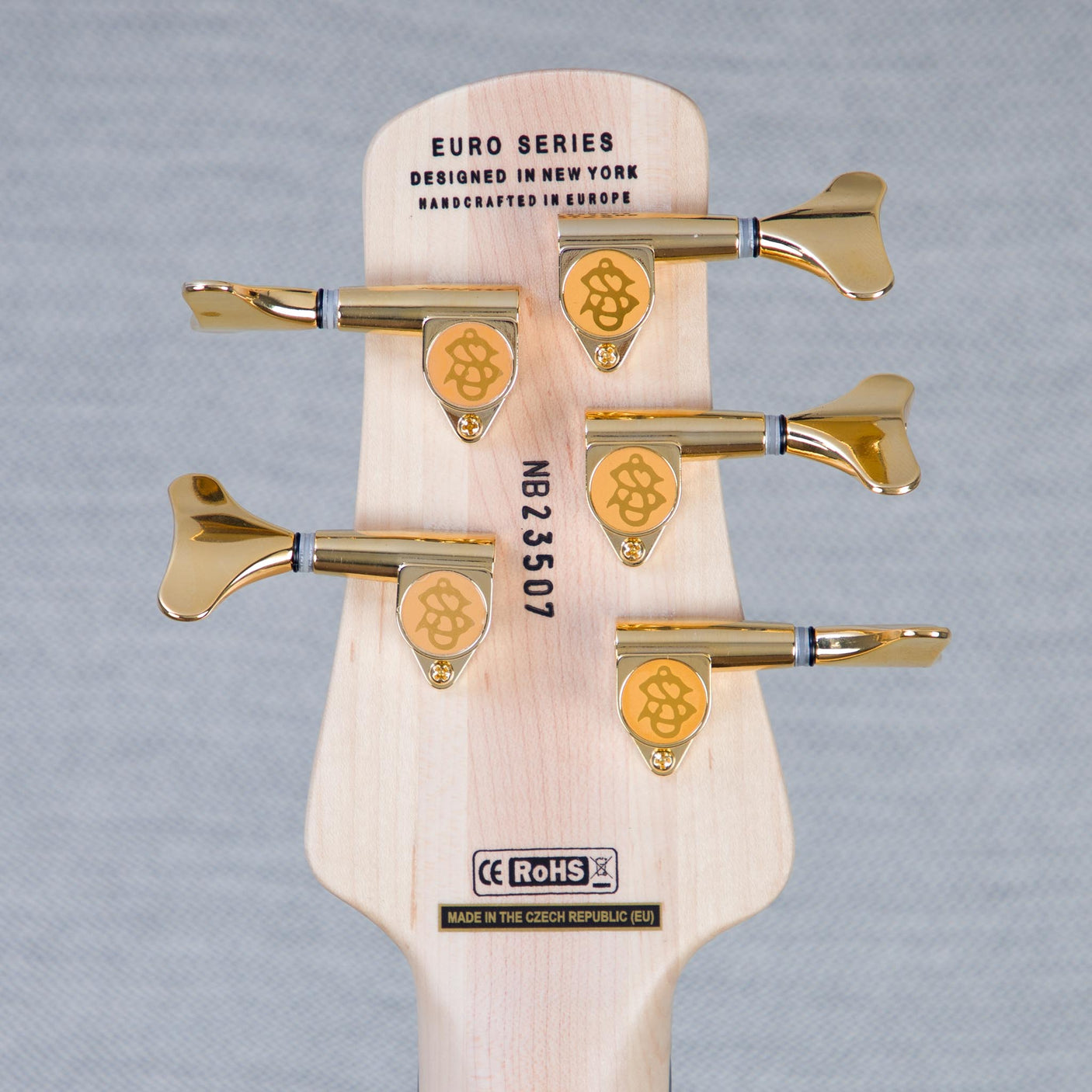 Spector Euro 5 LT Solid Korina Wings 5-String Electric Bass Guitar - Natural Satin - CHUCKSCLUSIVE - #NB23507