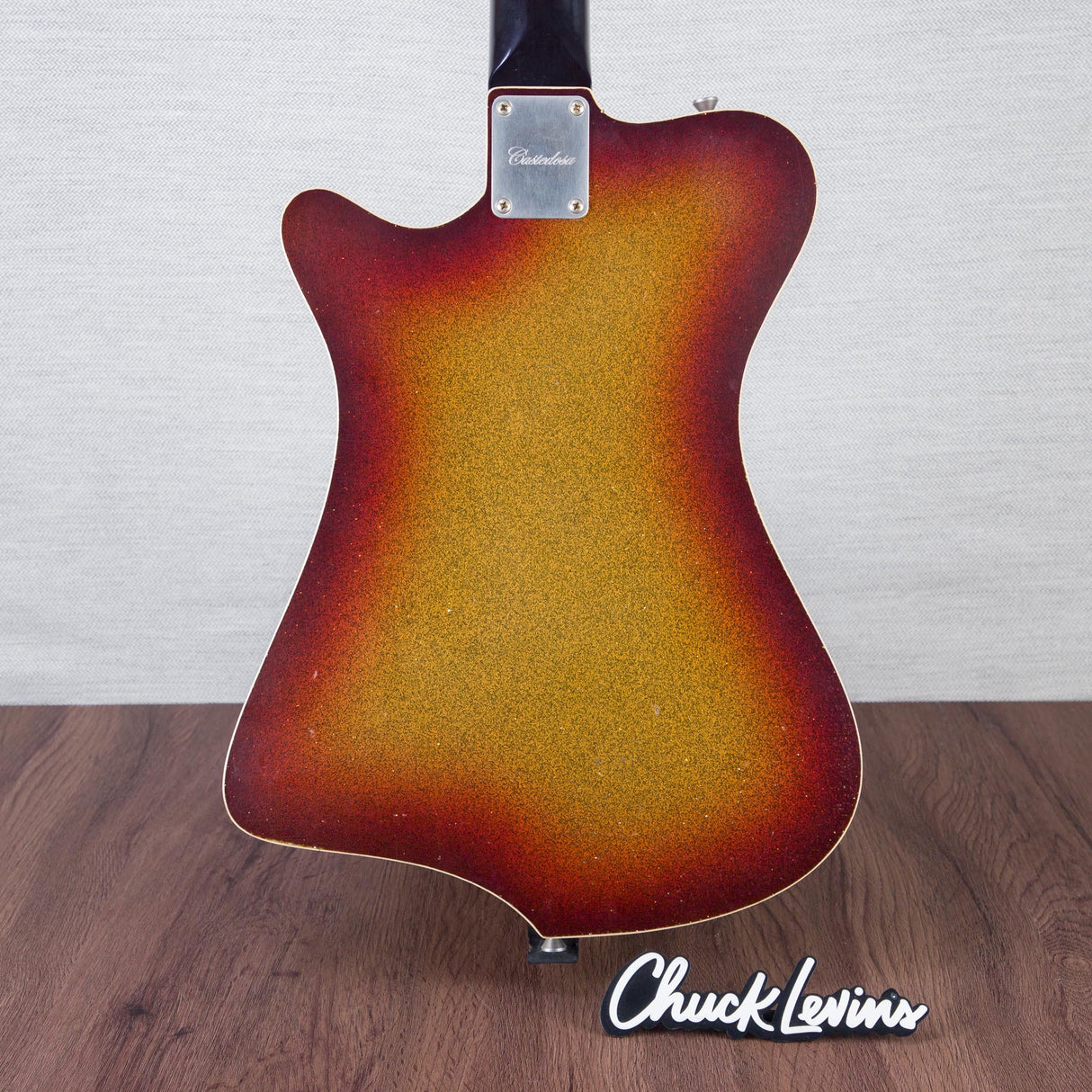 Castedosa The Halcon Baritone Electric Guitar - Aged 3-Tone Sunburst Sparkle - #355