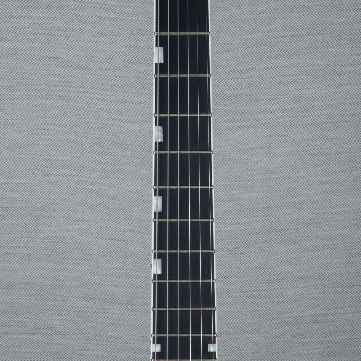 ESP M-II CTM FR Electric Guitar - Liquid Metal Silver/Blue Burst - #E3920242