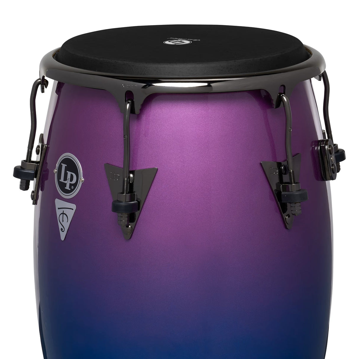 Latin Percussion 11.75-Inch Tony Succar Signature Conga - Rainbow with Black Nickel-Hardware