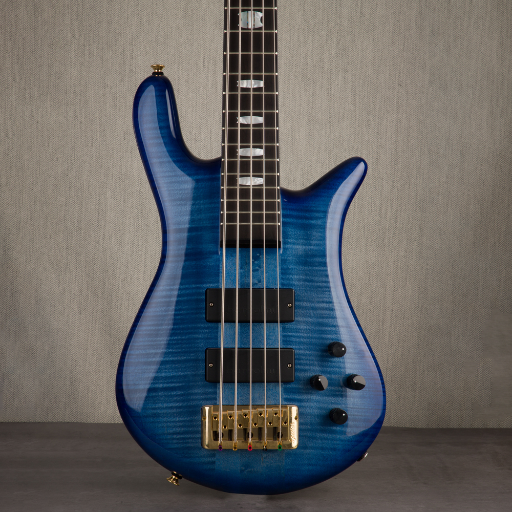 Spector Euro 5 LT 5-String Bass Guitar - Blue Fade Gloss - New