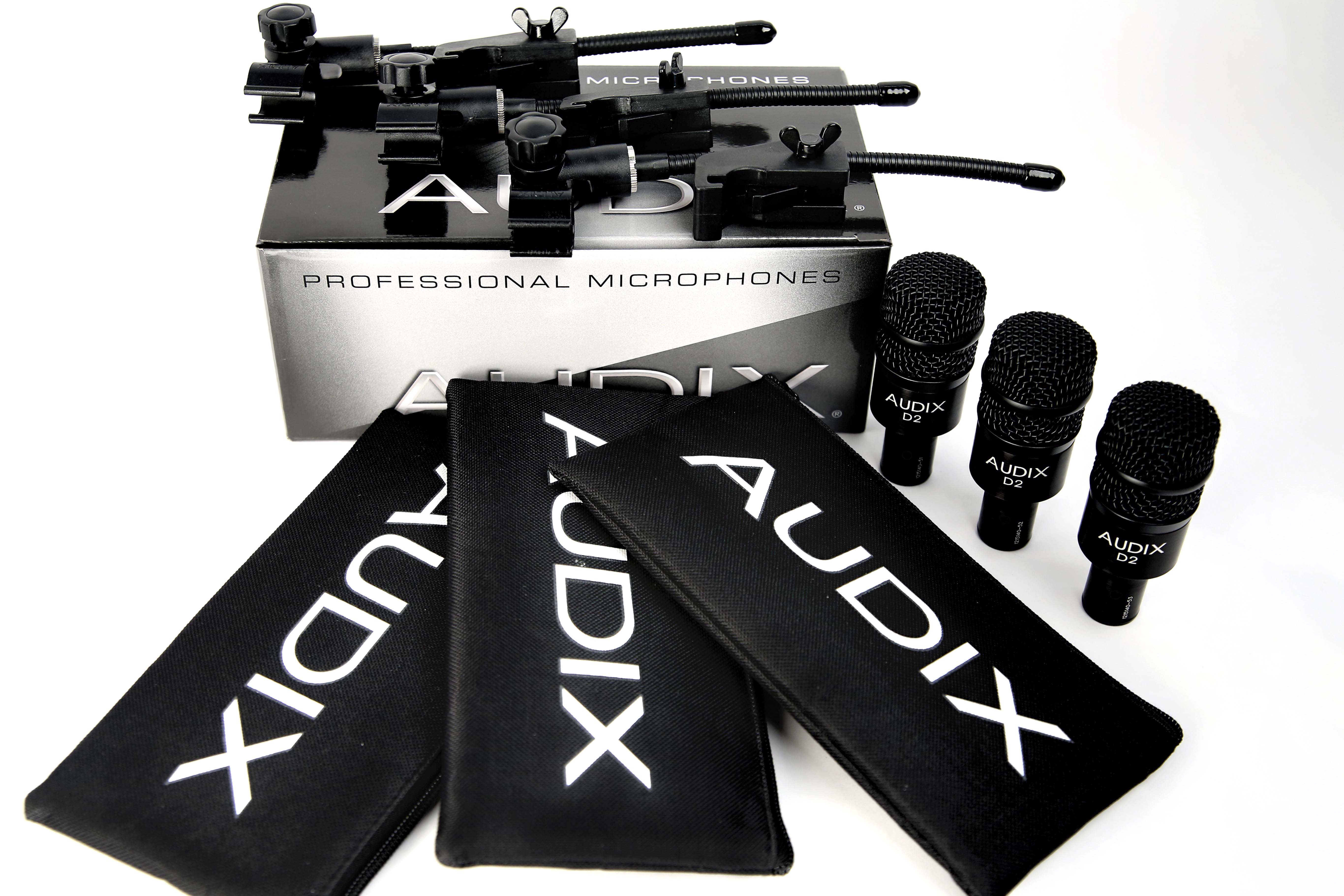 Audix D2 Trio 3-Piece Drum Mic Package – Chuck Levin's Washington