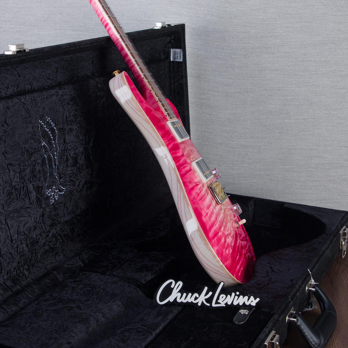 PRS Private Stock Custom 24-08 Electric Guitar - Bonnie Pink Glow - #250411374