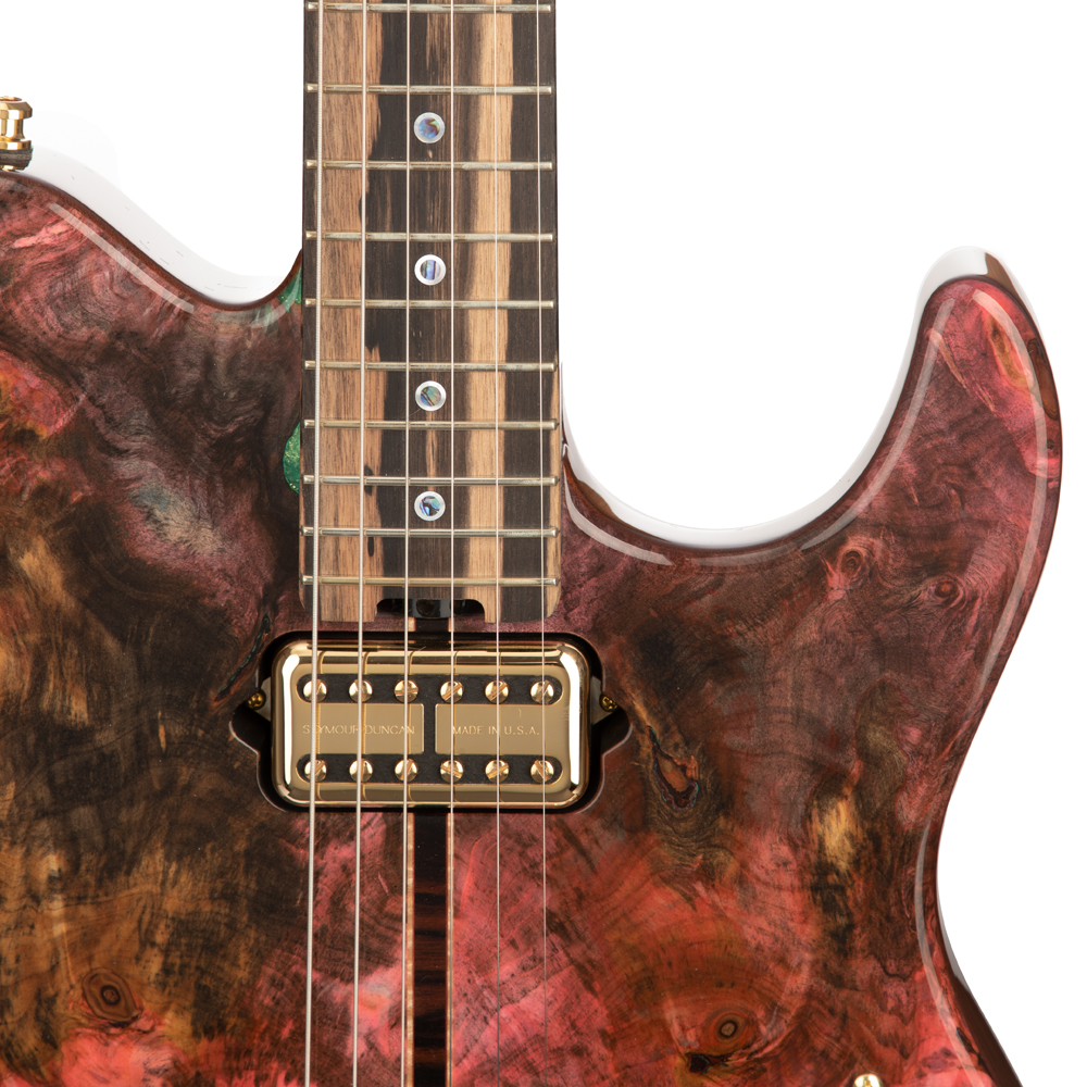 ESP Exhibition Limited Throbber CTM FL Electric Guitar - Natural Amorous Brown - New