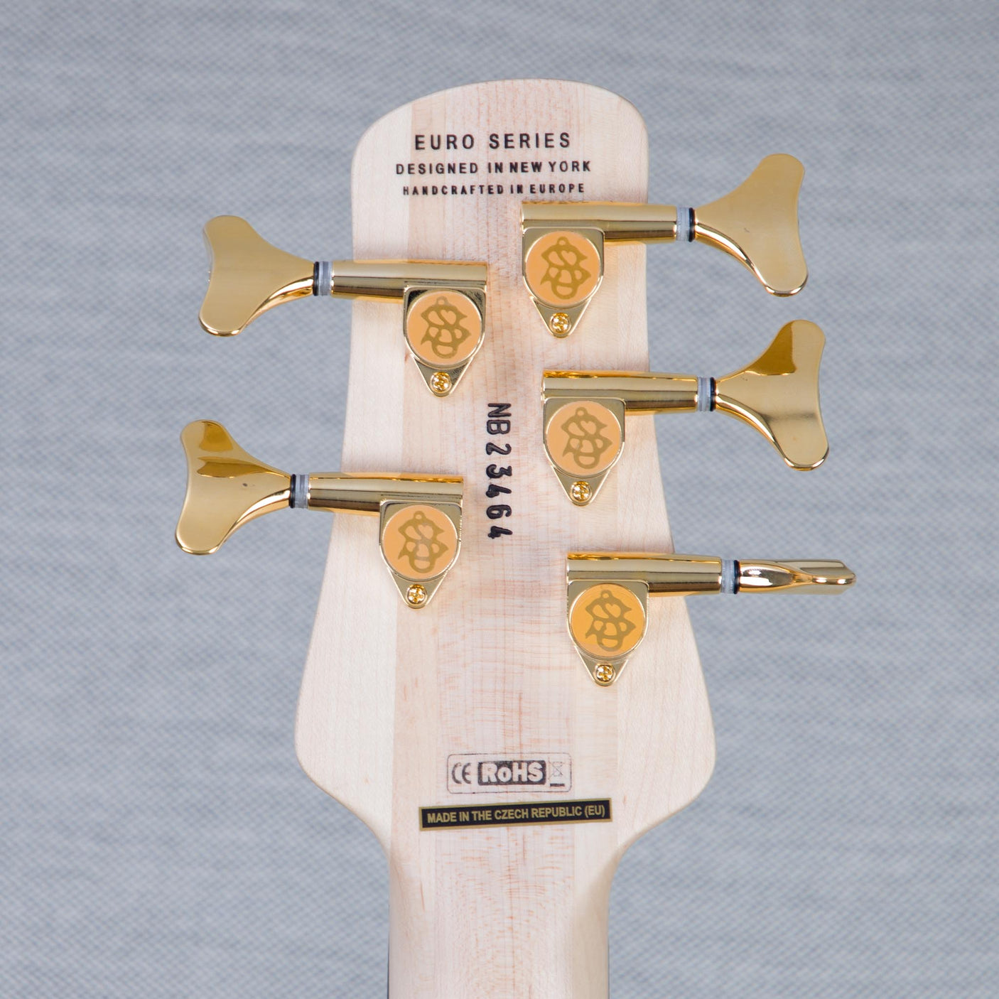 Spector Euro 5 LT Solid Korina Wings 5-String Electric Bass Guitar - Natural Satin - CHUCKSCLUSIVE - #NB23464