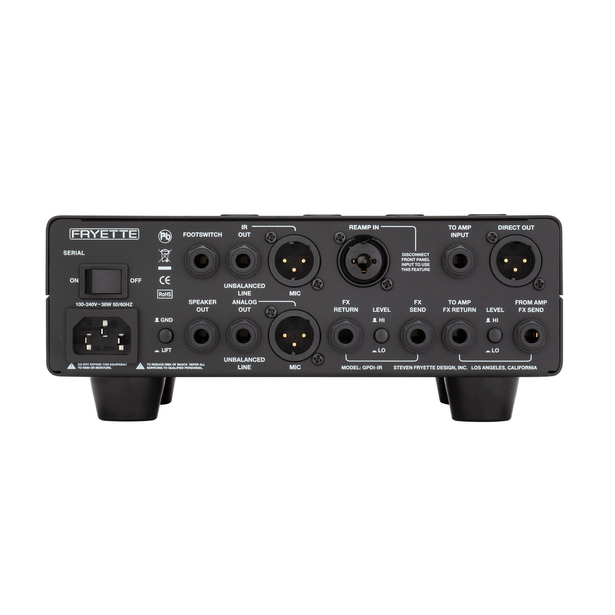 Fryette Valvulator GPDI/IR Direct Recording Amplifier