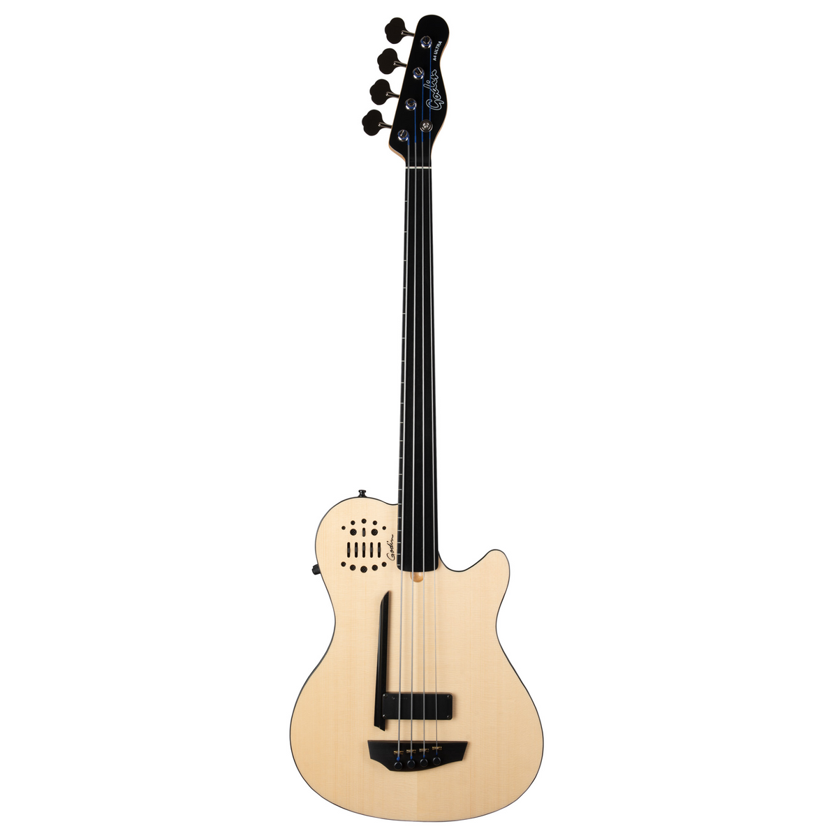 【希少】 GODIN A4 ULTRA FRETLESS E フレットレス Godin A4 Ultra Fretless A/E Bass Guitar - Natural – Chuck Levin's