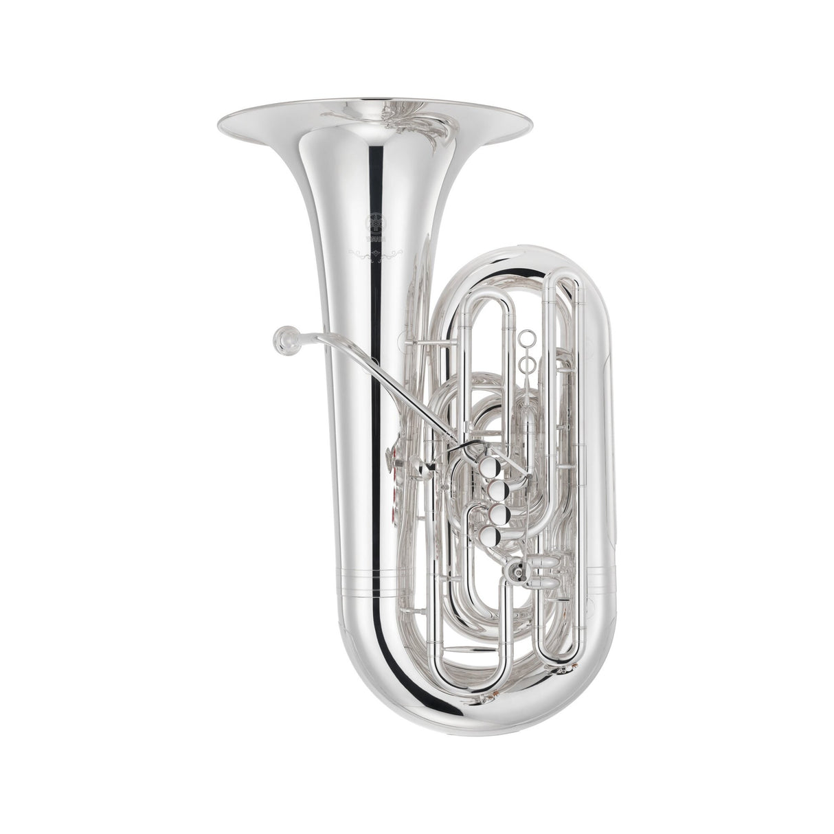 Yamaha YCB-623S Professional 5-Valve 4/4 C Tuba - Yellow Brass Bell - Silver-Plated