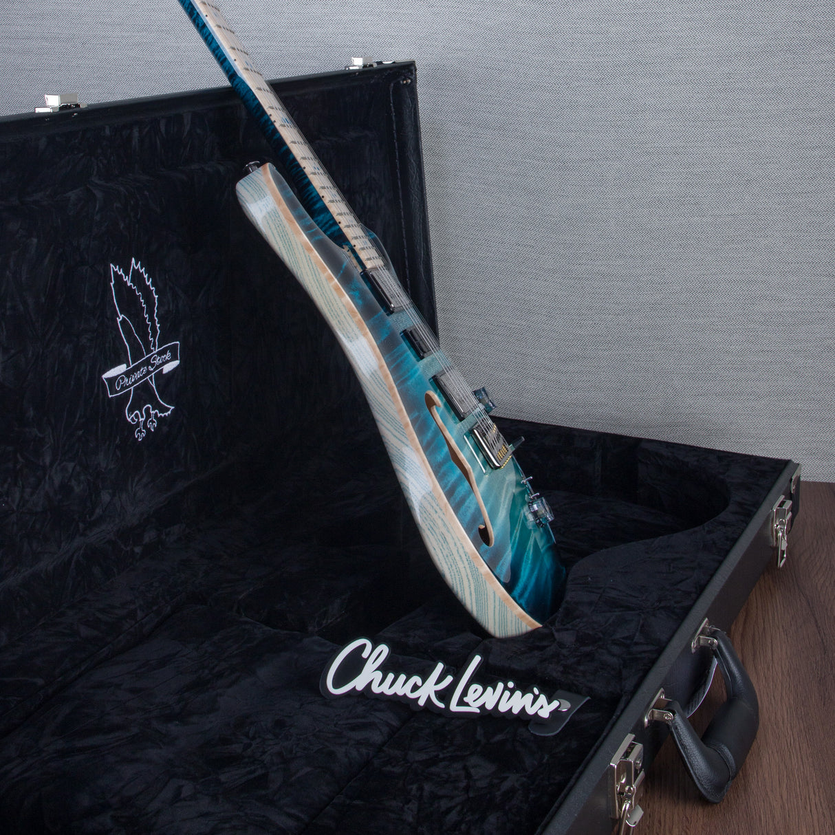 PRS Private Stock Special Semi-Hollow Electric Guitar - Sub Zero Glow - #0384576