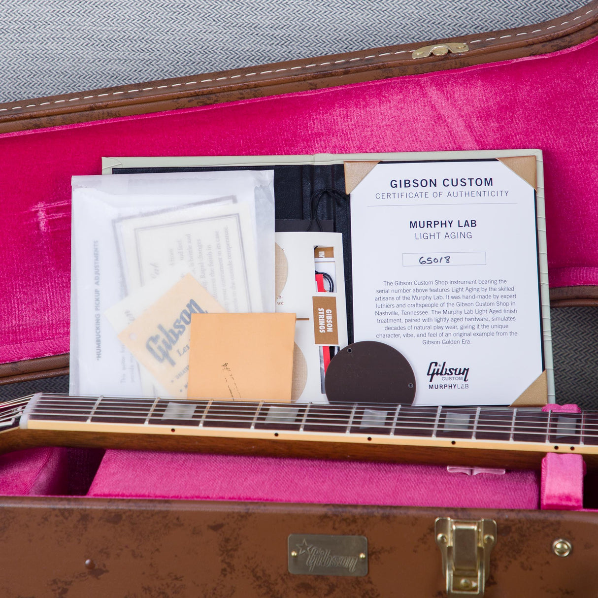 Gibson Custom Shop Dealer Select 1956 Gibson Les Paul Standard Electric Guitar - Ebony - #65018