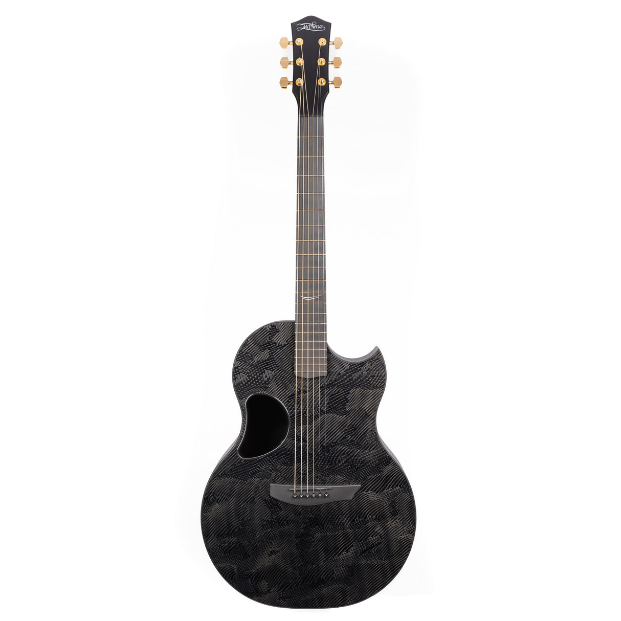 McPherson Sable Carbon Acoustic Guitar - Camo Top, Gold Hardware - New