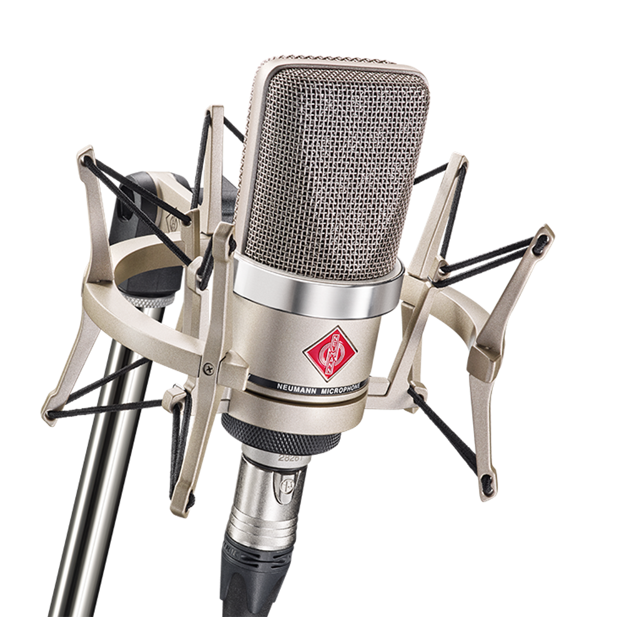 Neumann TLM 102 Studio Set Cardioid Condenser Microphone With EA 4 Shock Mount - Nickel