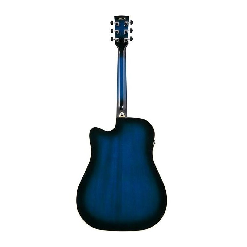 Ibanez PF15ECE Acoustic Electric Guitar - Transparent Blue Sunburst
