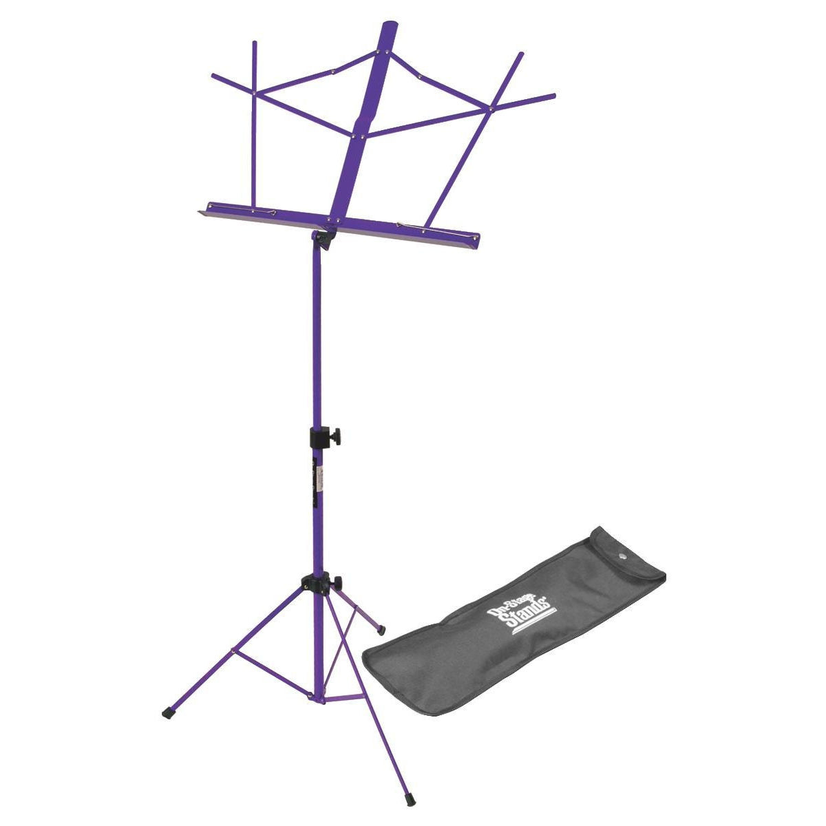 On Stage SM7122PB Compact Sheet Music Stand (Purple, with Bag) - New,Purple