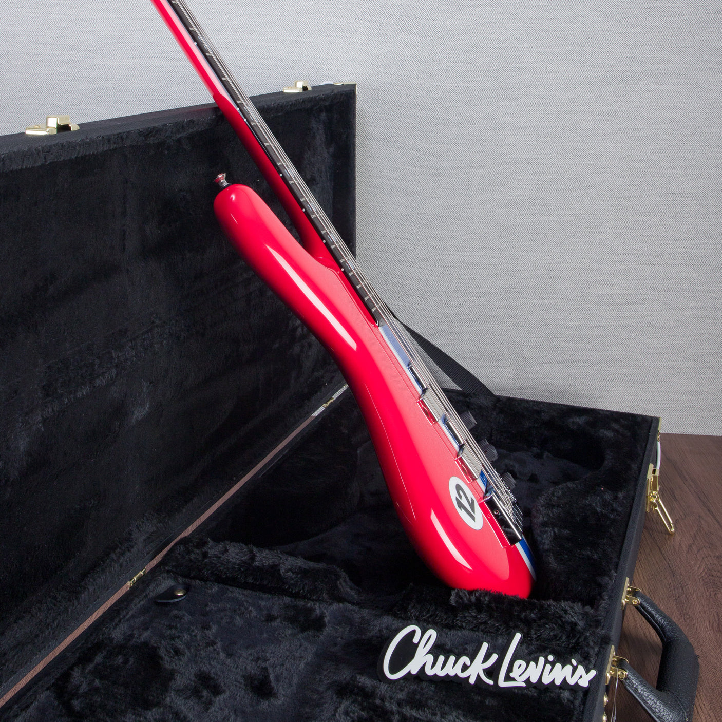 Spector USA Custom NS-2 Legends of Racing Limited Edition Bass Guitar - “Enzo Livery Red” - CHUCKSCLUSIVE - #1595