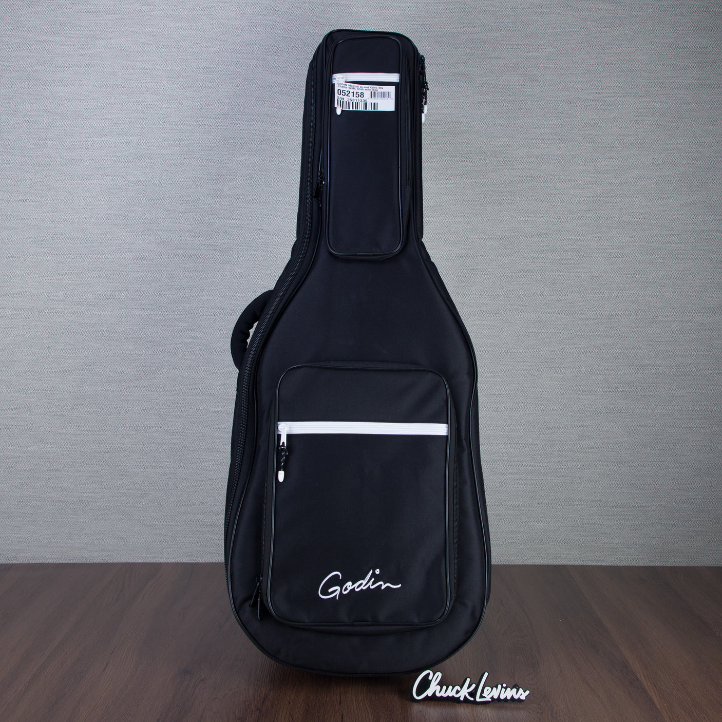 Godin MultiAc Grand Concert SA Nylon String Acoustic-Electric Guitar - Trans Black - CHUCKSCLUSIVE - #25311335