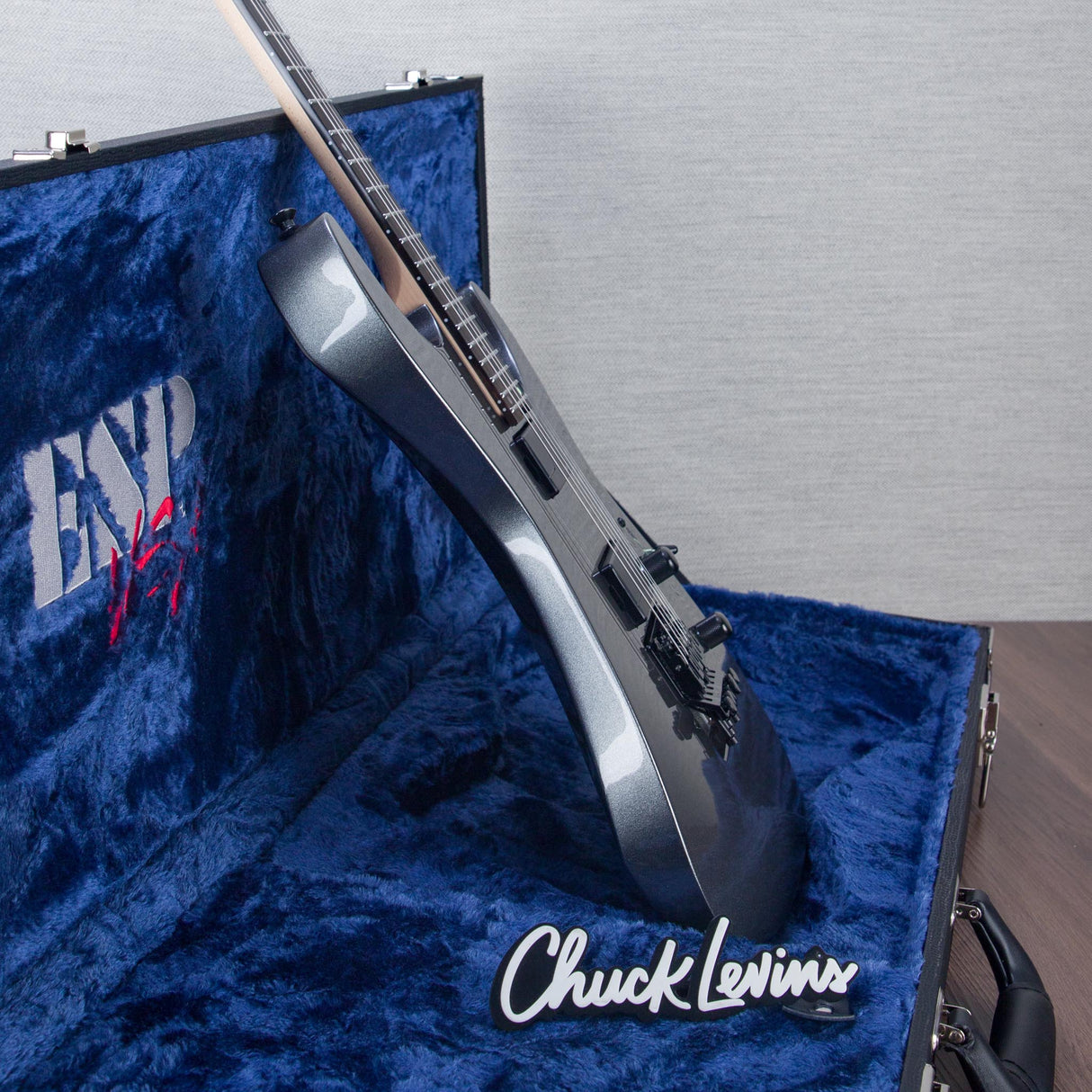 ESP USA M-II FR Electric Guitar - Adamantium - #US24766