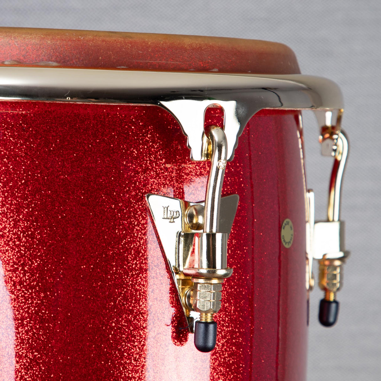 LP Custom Shop Junior Conga Set - Arena Red with Gold Hardware
