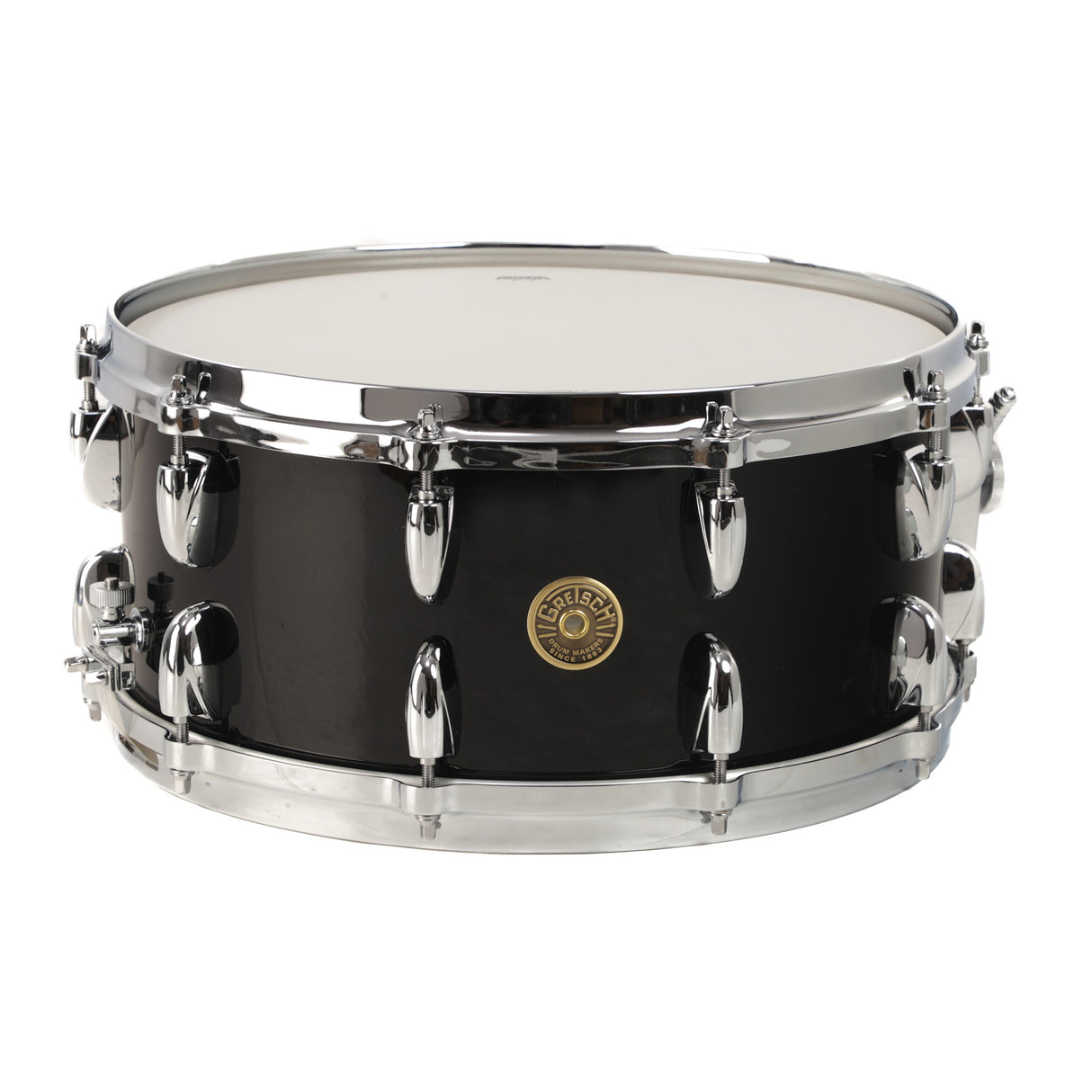 Gretsch USA Custom 14x6.5-Inch Snare Drum - Solid Black