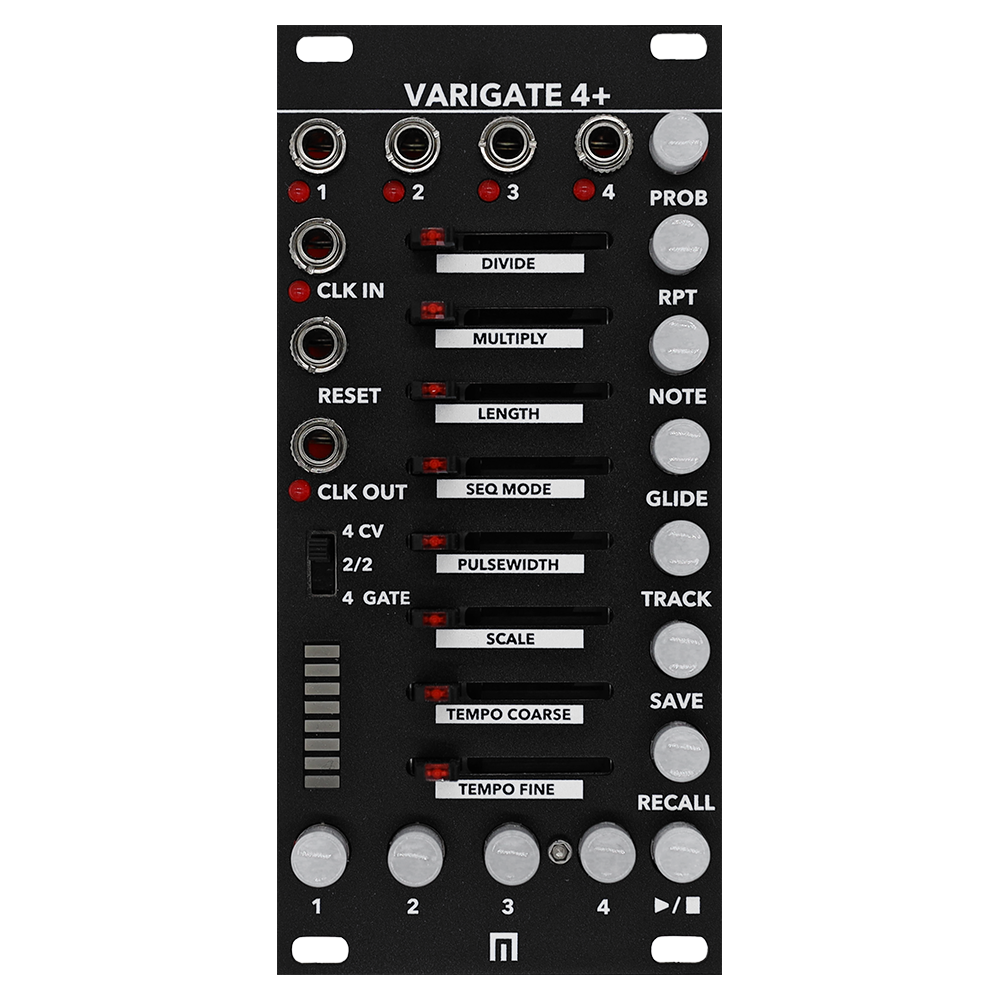 Malekko Varigate 4+ CV Sequencer Module - Black