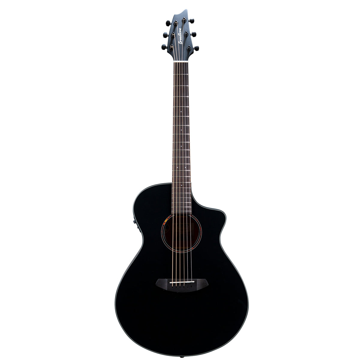 Breedlove Discovery S Concert Mahogany/Spruce Acoustic Electric Guitar - Satin Black