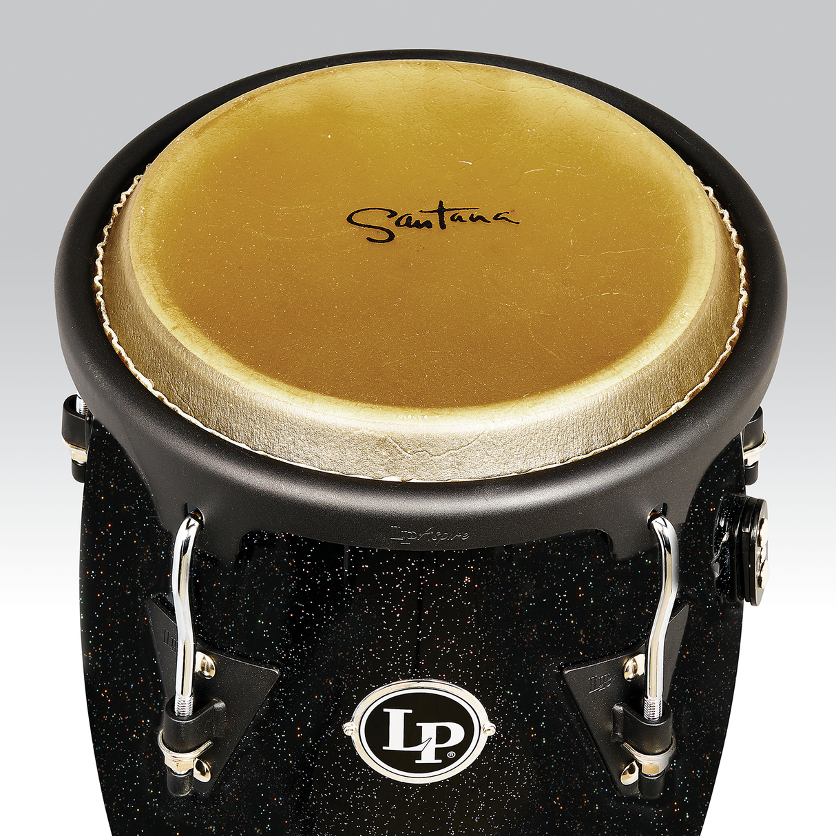 LP Carlos Santana Aspire Black Magic Conga Set with Double Stand - Oak