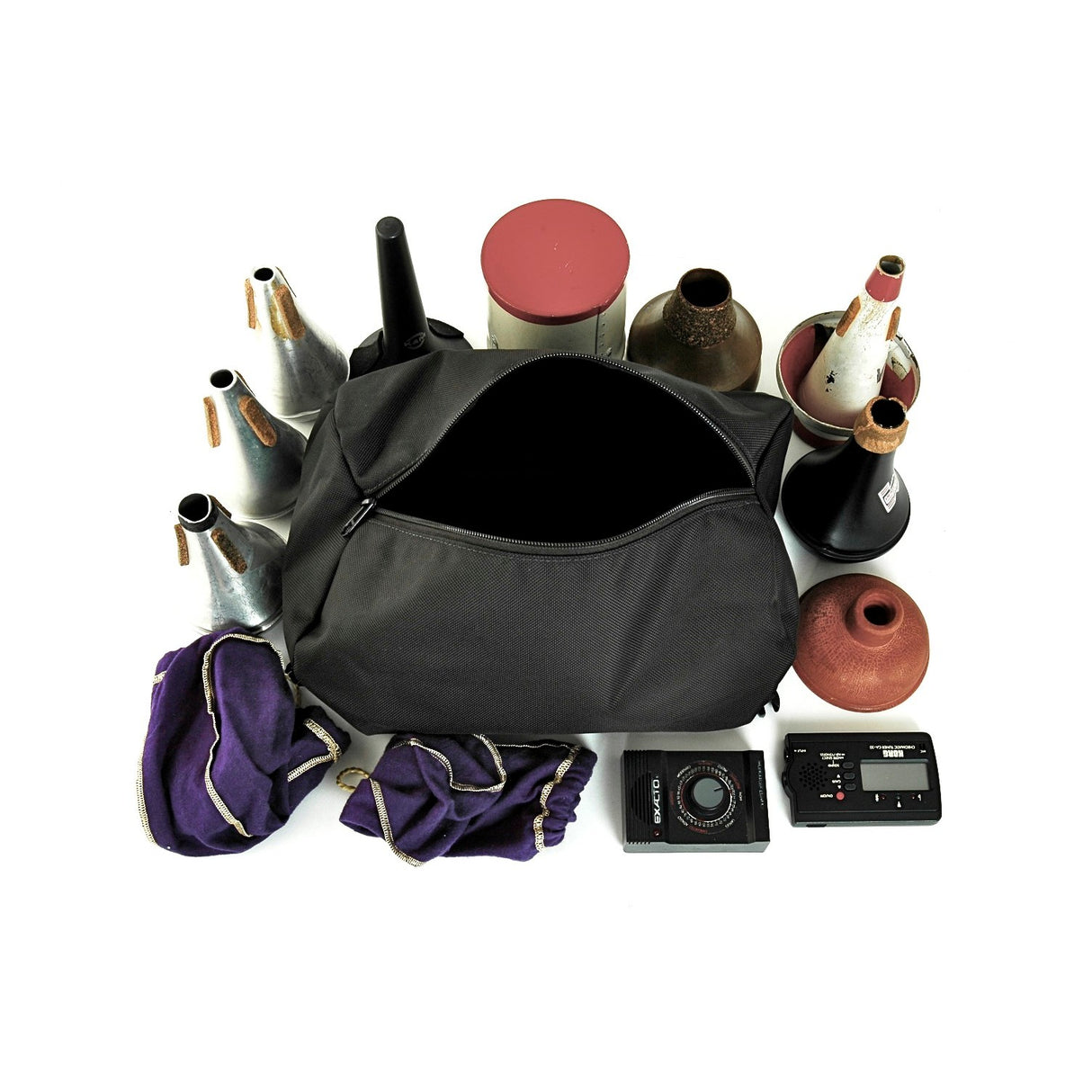 Torpedo Bags 001-TBC-BK Classic Single Trumpet Case - Black