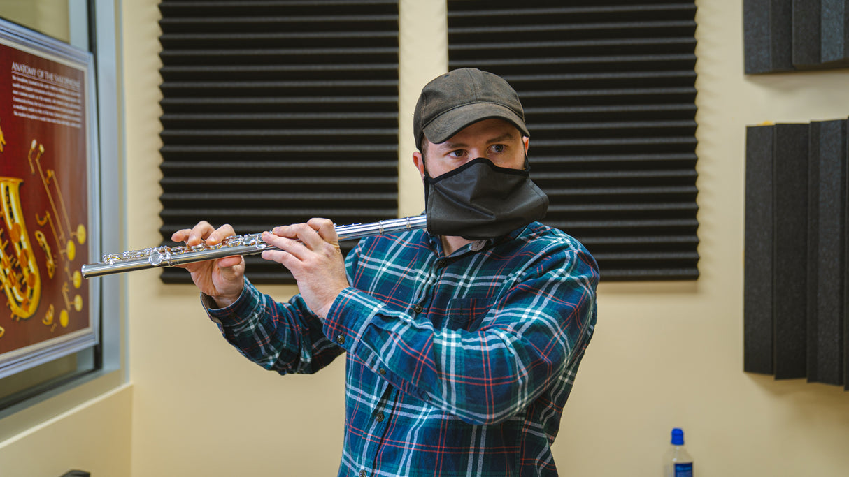 Bell Barrier Flute Face Mask - Gray