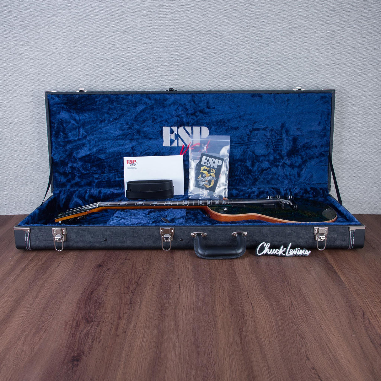 ESP USA Eclipse Electric Guitar - Psychadelic Flame - #US25190