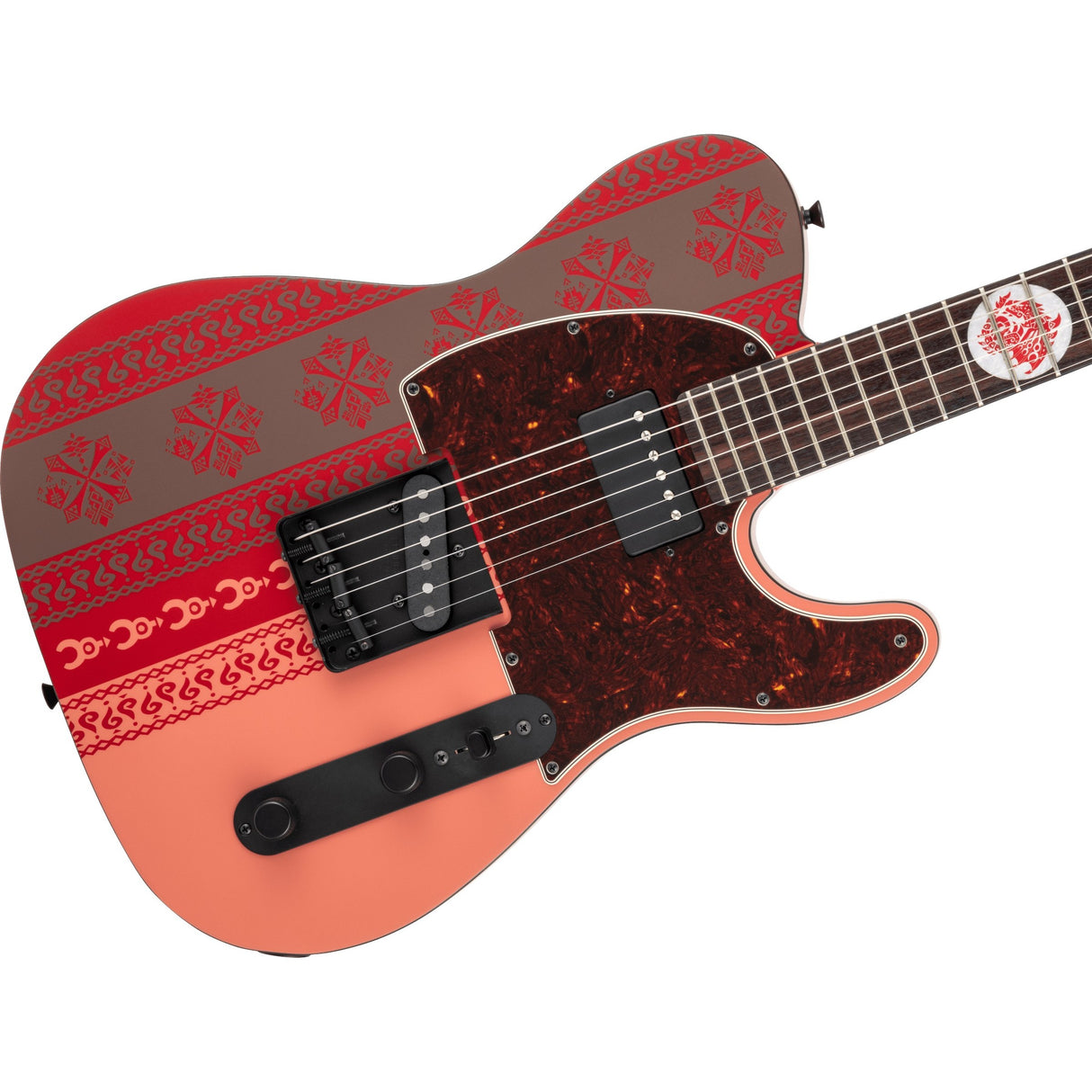 Fender Monster Hunter Rathalos Telecaster Electric Guitar - Rathalos Red