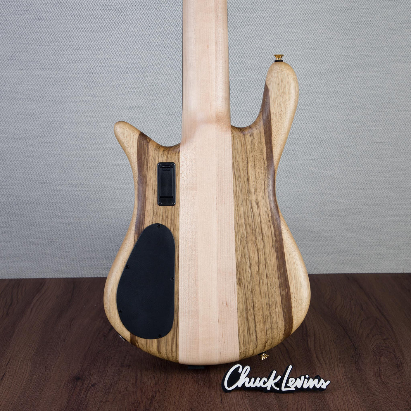 Spector Euro 6 LT Solid Korina Wings 6-String Electric Bass Guitar - Natural Satin - CHUCKSCLUSIVE - #NB23482