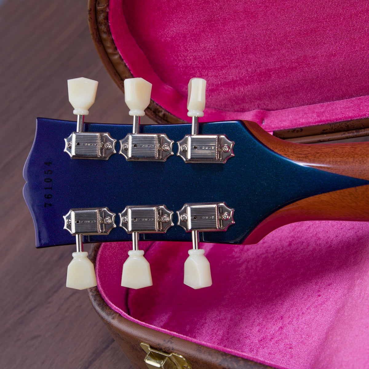 Gibson Custom Shop 1957 Les Paul Standard Reissue Electric Guitar - Hemisphere Shift Top - #761054