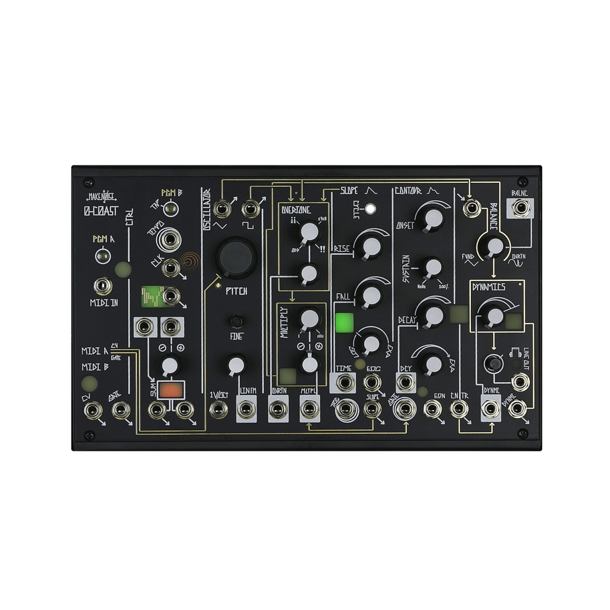 Make Noise 0-Coast Patchable Monophonic Analog Synthesizer - New