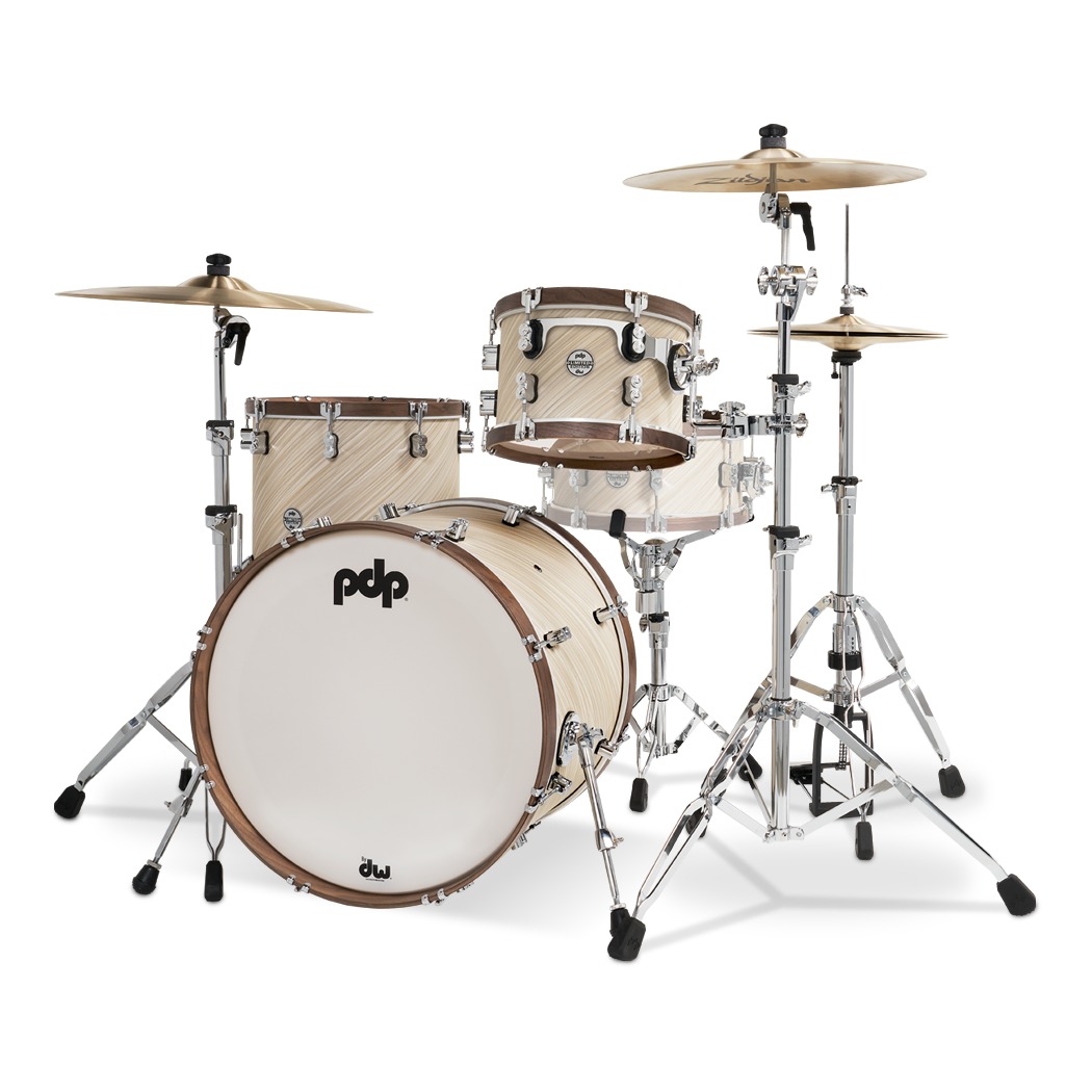 PDP Limited Edition 3-Piece Shell Pack - Twisted Ivory, Walnut Hoops