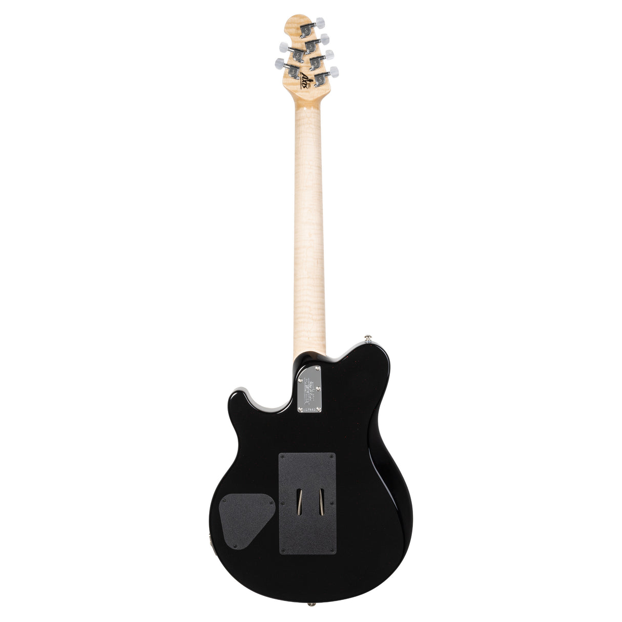 Ernie Ball Music Man 30th Anniversary Axis Electric Guitar - Translucent Red Quilt Top/Black Red Sparkle Back