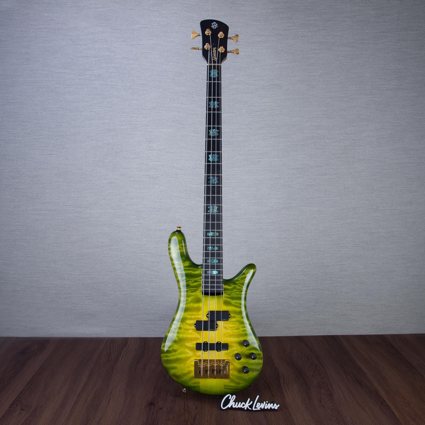 Spector USA NS-2 Electric Bass Guitar - Alien Glow - CHUCKSCLUSIVE - #1966