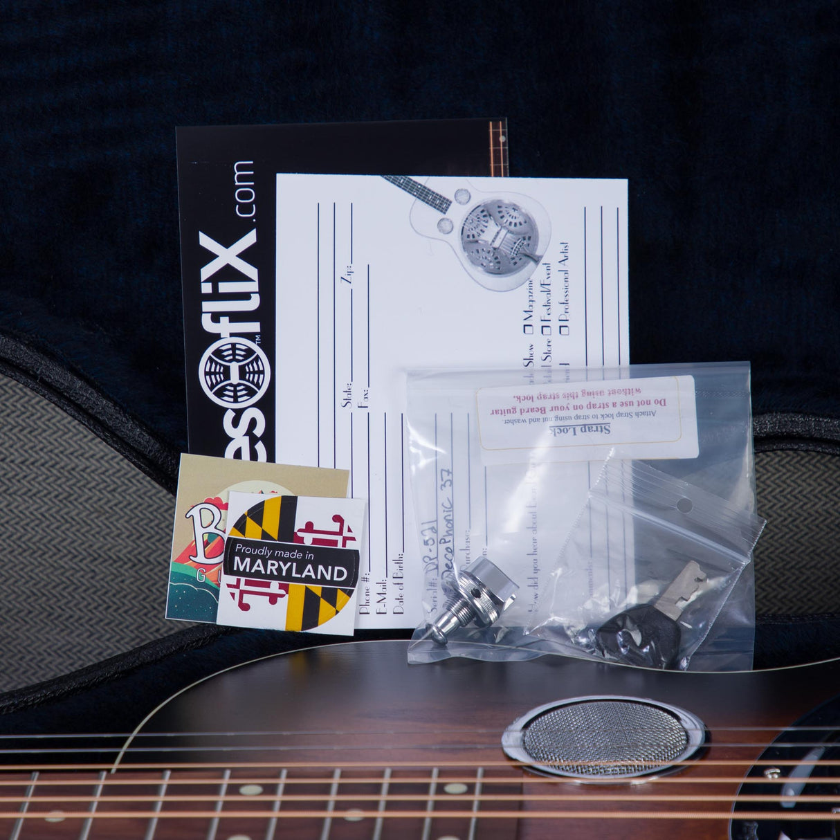 Beard Guitars Deco-37 Deco Phonic Resonator Acoustic Electric Guitar - Vintage Burst - #DP521