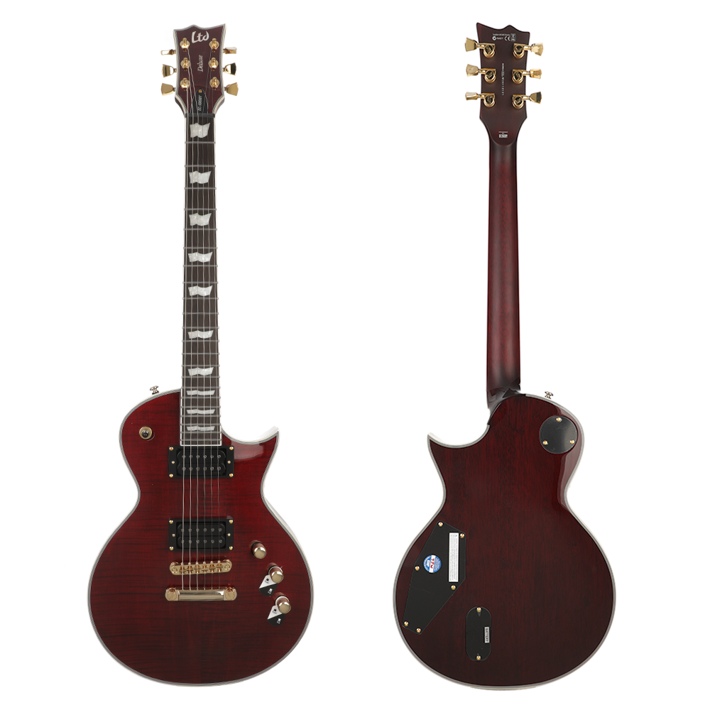 ESP LTD EC-1000T CTM Electric Guitar - See Thru Black Cherry - Mint, Open Box