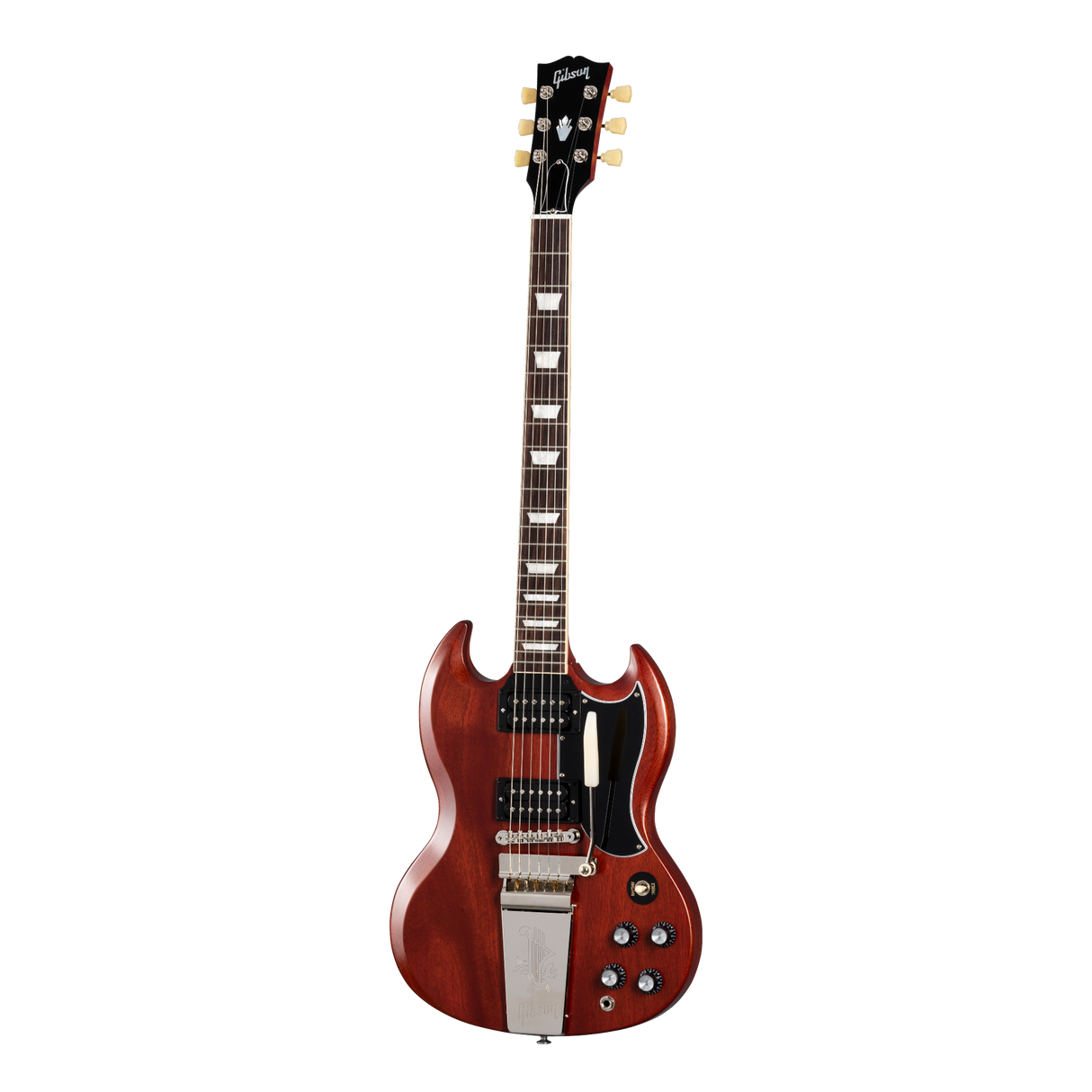 Gibson SG Standard '61 Faded Maestro Vibrola Electric Guitar - Vintage Cherry