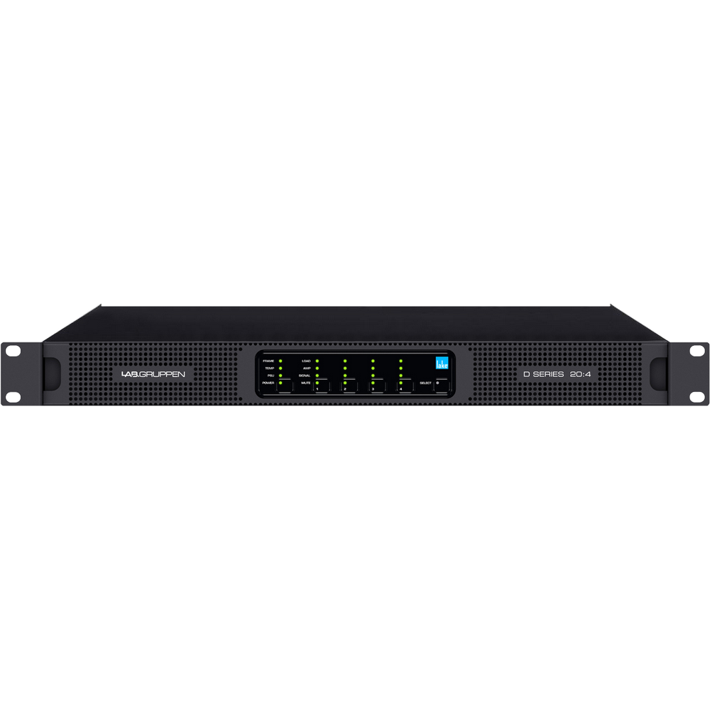 Lab Gruppen D 20:4L 2000 Watt Lake Amplifier With 4 Flexible Output Channels
