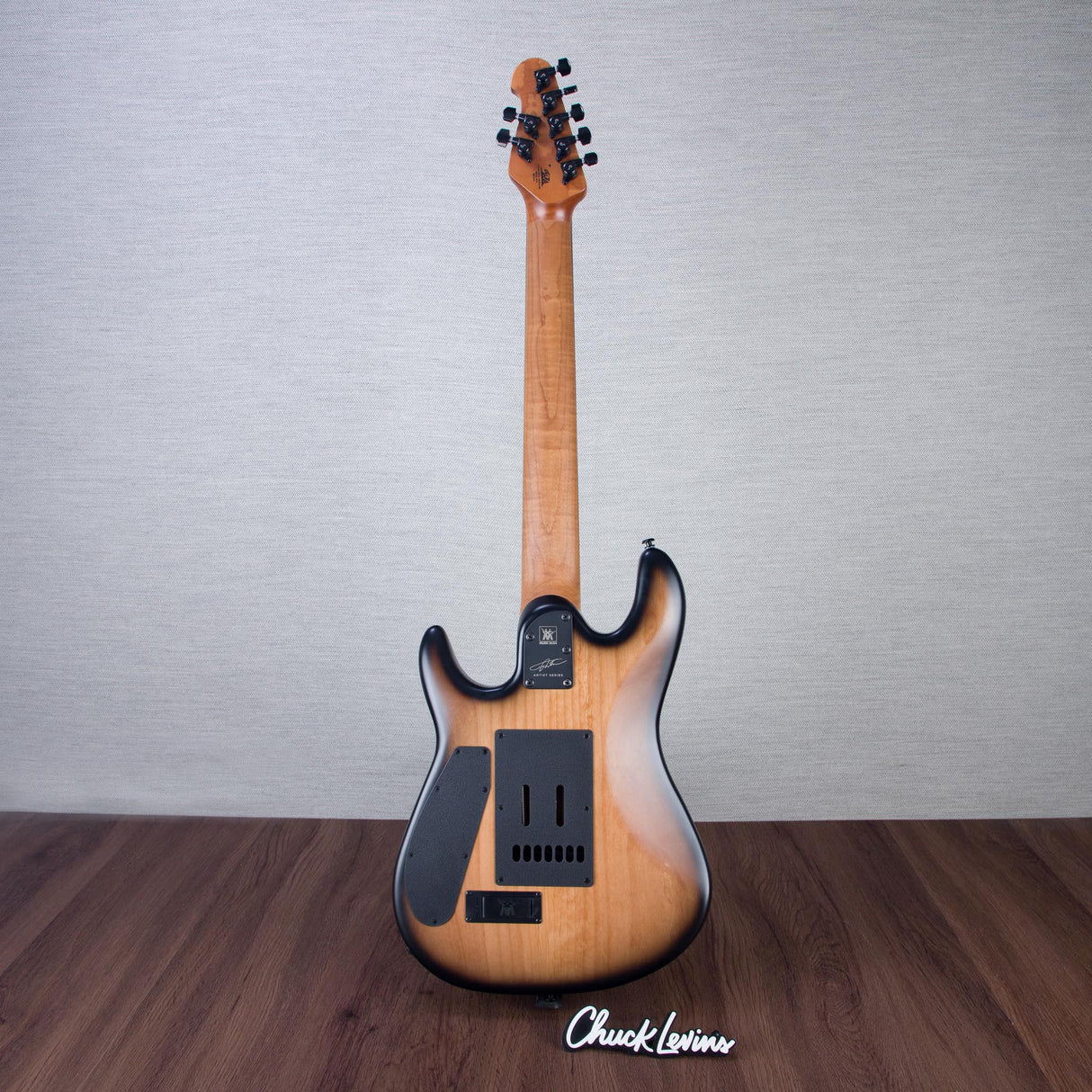 Music Man Jason Richardson Signature Cutlass 7-String Electric Guitar - Natural, Buckeye Burl Top