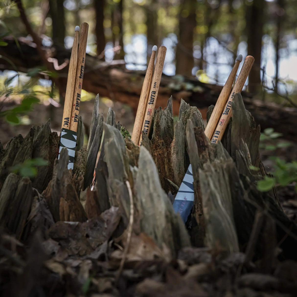 Vic Firth American Classic 5ATN Terra Series Drumsticks with Nylon Tip - 4 Pairs