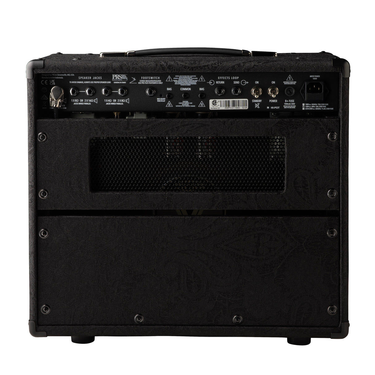 PRS Limited Edition Sonzera 20-Watt 1x12-Inch Tube Combo Guitar Amplifier - Black Paisley