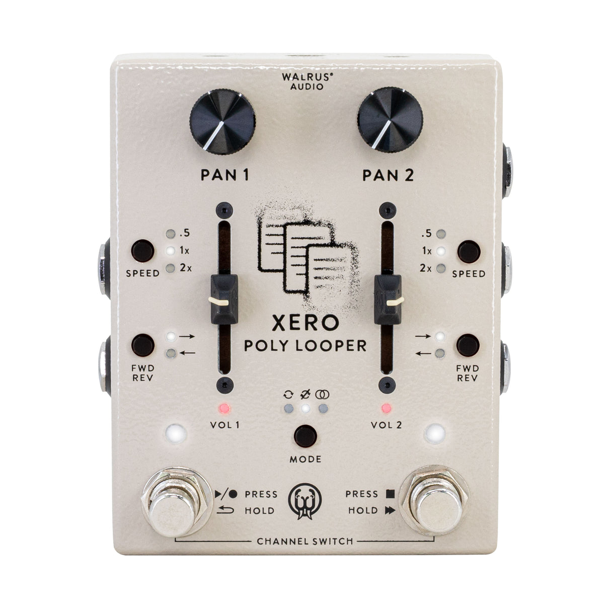 Walrus Audio Xero Polylooper Guitar Effects Pedal - Cream