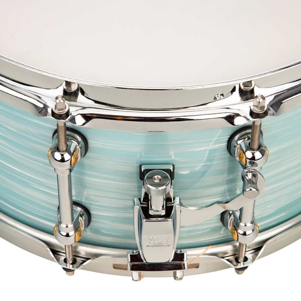 Pearl Music City Custom Master's Maple Reserve 6.5x14 Snare Drum - Ice Blue Oyster