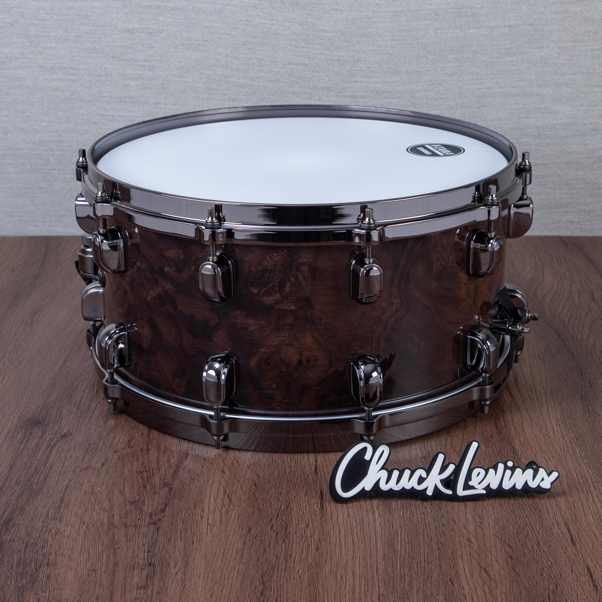 Tama 7 x 14-Inch Starclassic Walnut/Birch Snare Drum - Gloss Black Walnut Burl