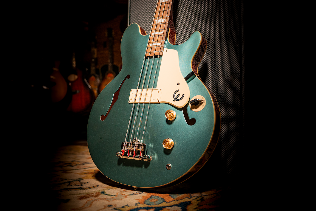 Epiphone Jack Casady Signature Electric Bass Guitar - Faded Pelham Blue